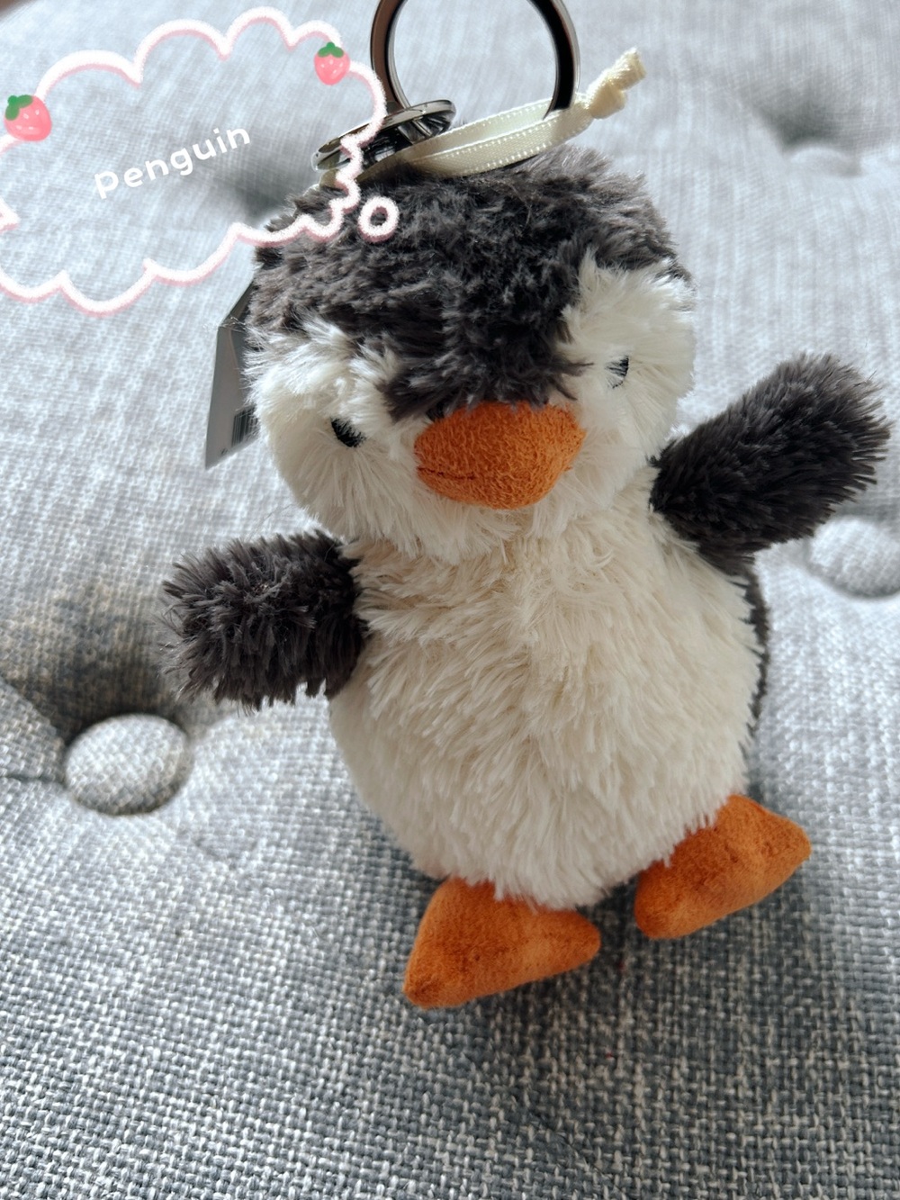 Jellycat penguin keyring - brand new with dust bag